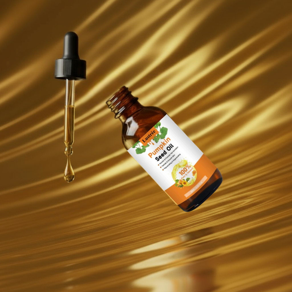 Lustrée Organic Pumpkin Seed Oil - Hair Growth & Scalp Nourishment