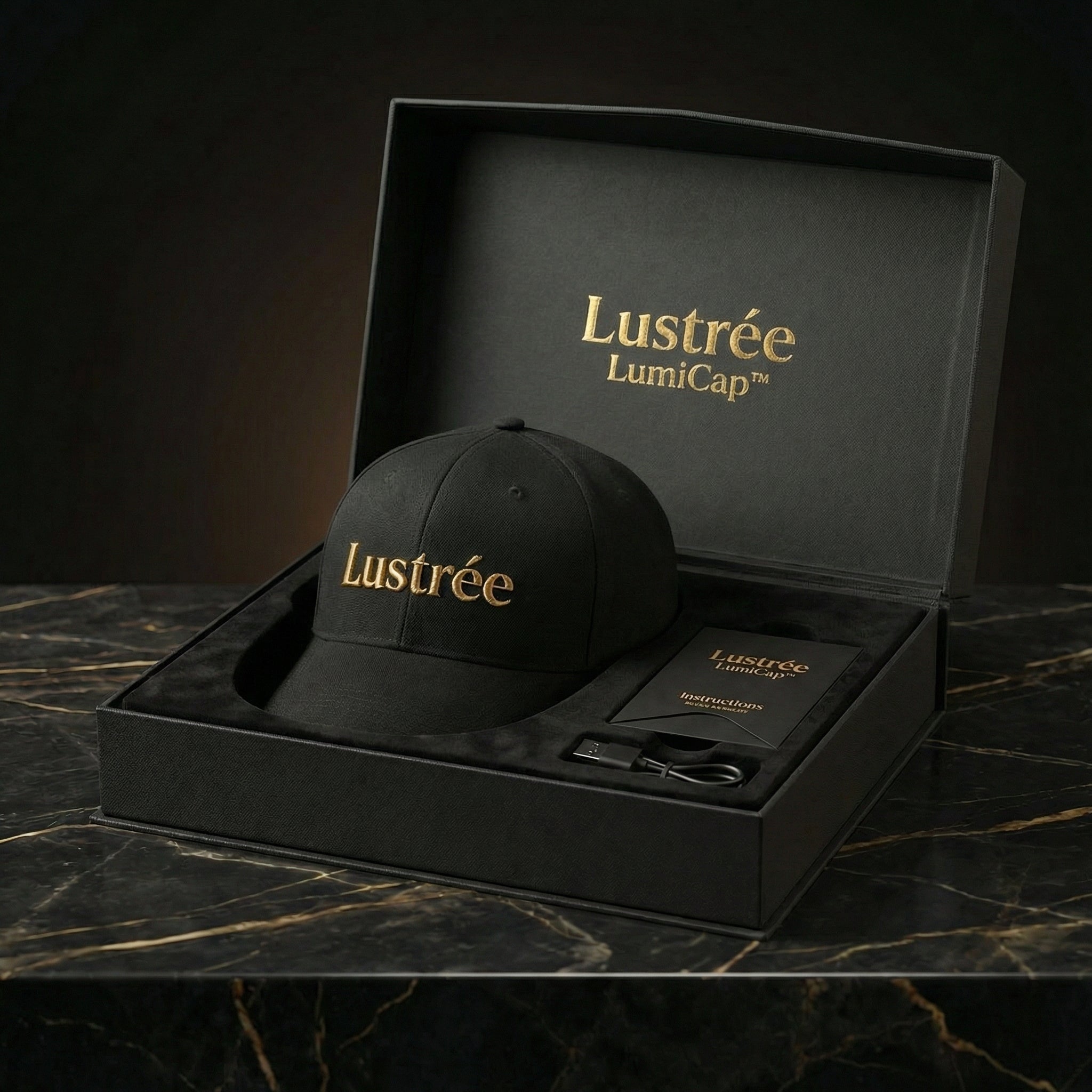 Lustrée LumiCap™ – Red Light Hair Growth System