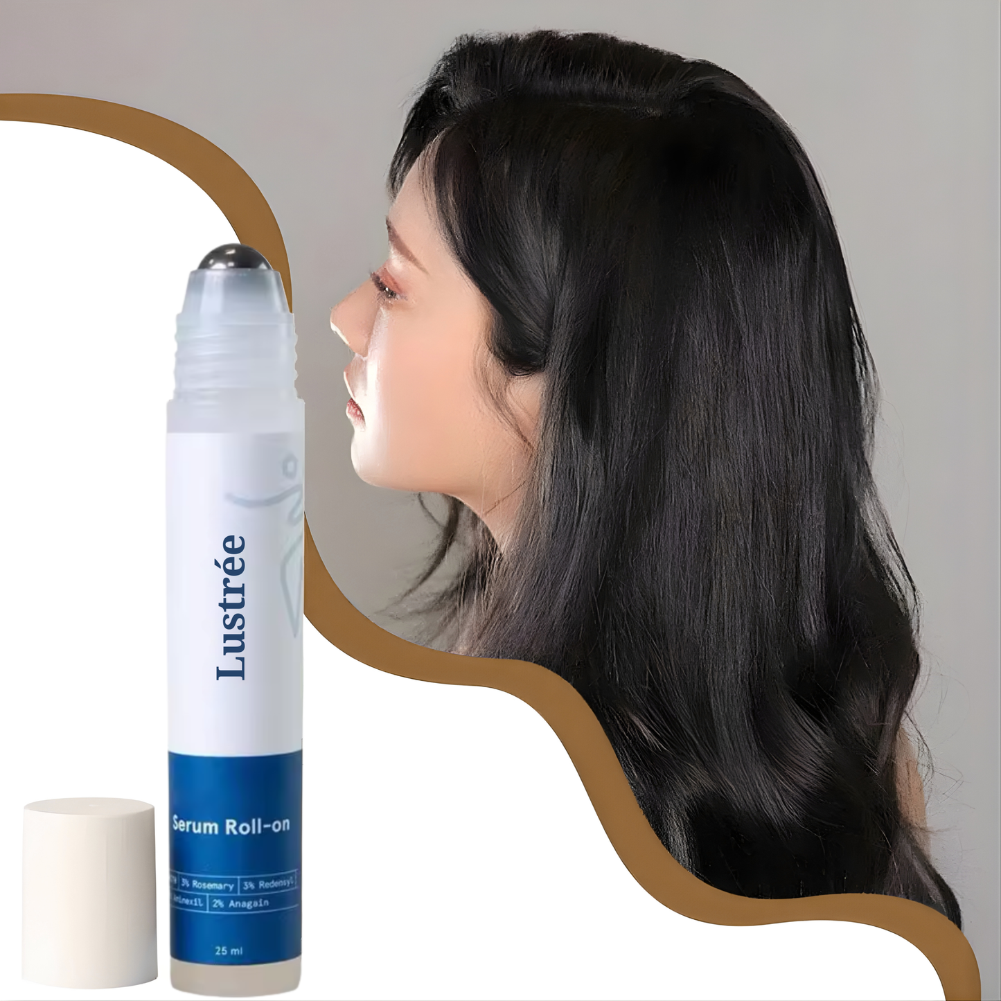 Patented Roll-On Serum Promoting Hair Growth