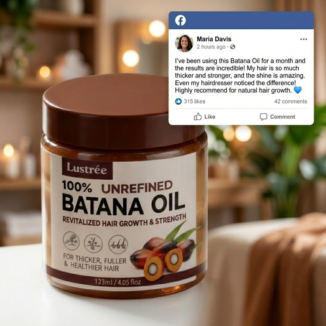 Unrefined Batana Oil for Hair Growth & Damage Repair